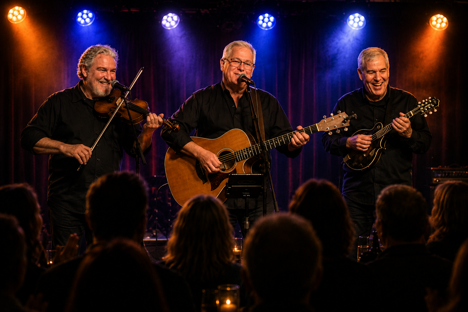 Sandy Shugart and the January Band performing before an audience